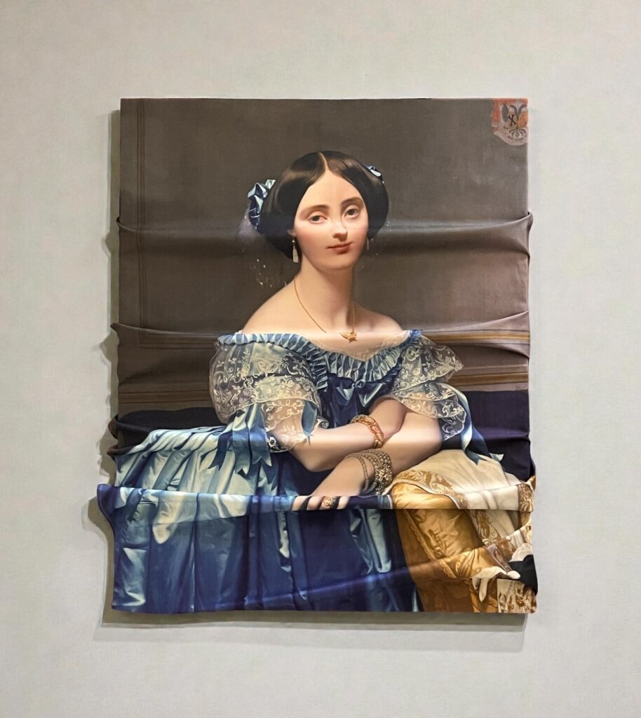 Classic Fold (Portrait of the Princesse de Broglie) by Jason Adkins