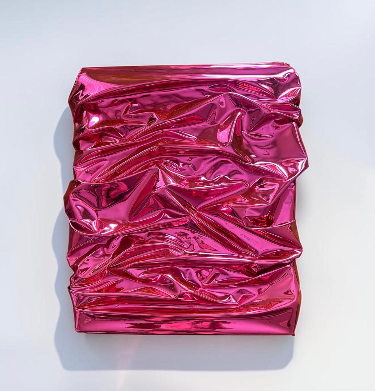 Fuscia sculptural work by Jason Adkins